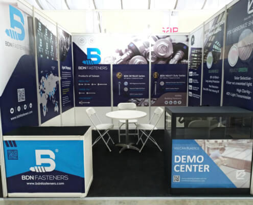 BDN Fasteners self drilling metal screws Demo Center 2018 Exhibition 8