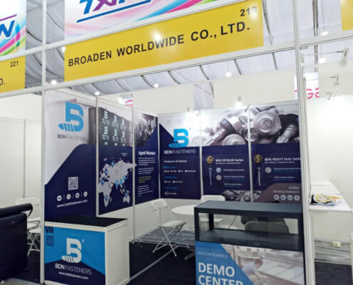 BDN Fasteners self drilling metal screws Demo Center 2018 Exhibition 3