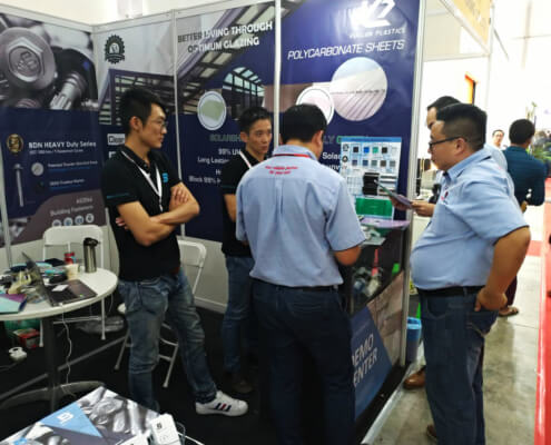 BDN Fasteners self drilling metal screws Demo Center MYANBUILD 2018 Exhibition 1