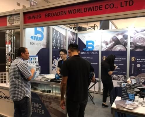 INDOBUILD 2019 Expo BDN Fasteners demo center for timber roofing screws 4