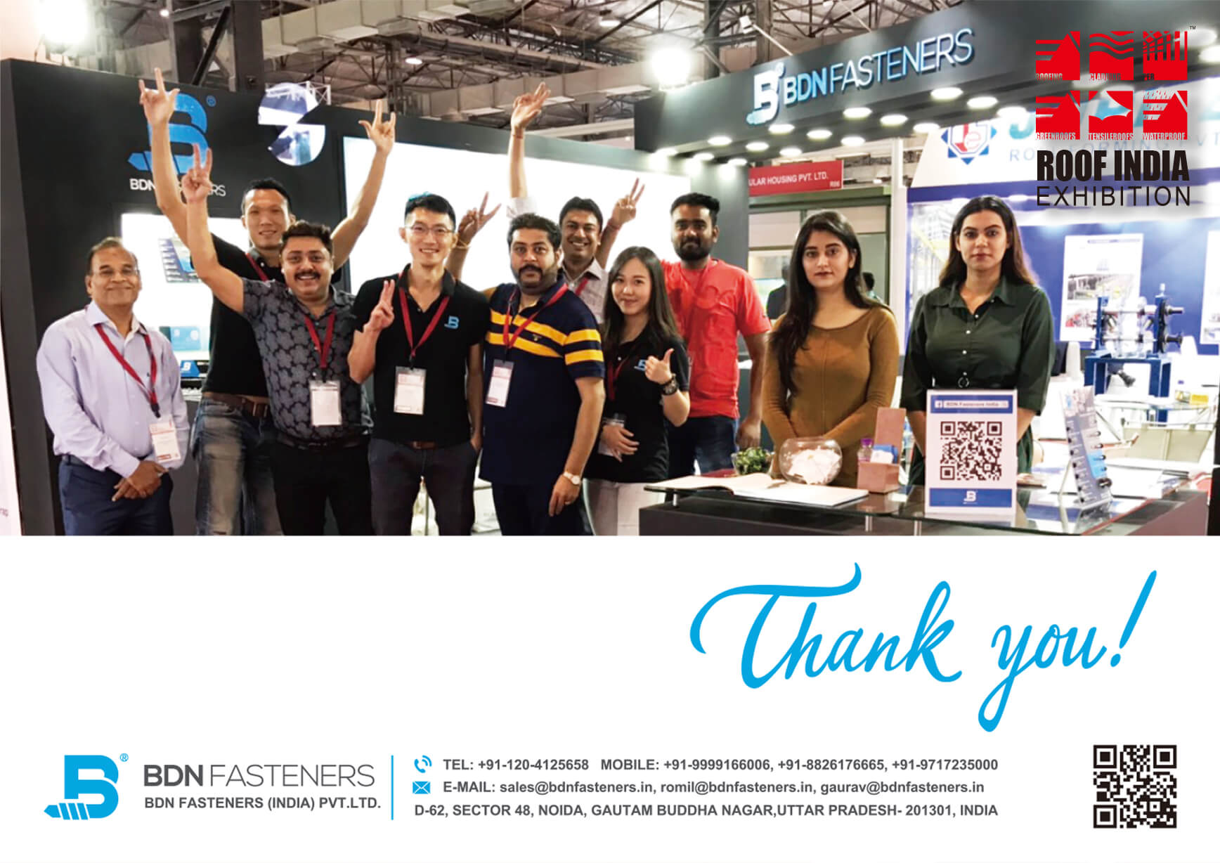 2019 Roof India Exhibition interview - BDN Fasteners®