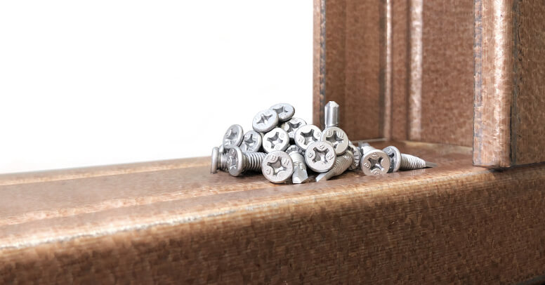 BDN Fasteners Frame Fixing Screws (Flat Topped)