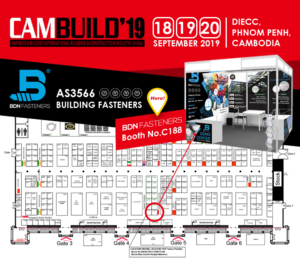 BDN Fasteners tek screw manufacturer CAMBUILD 2019 Construction Expo demo center 15