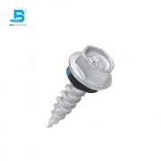 screw for fixing roof sheeting to timber