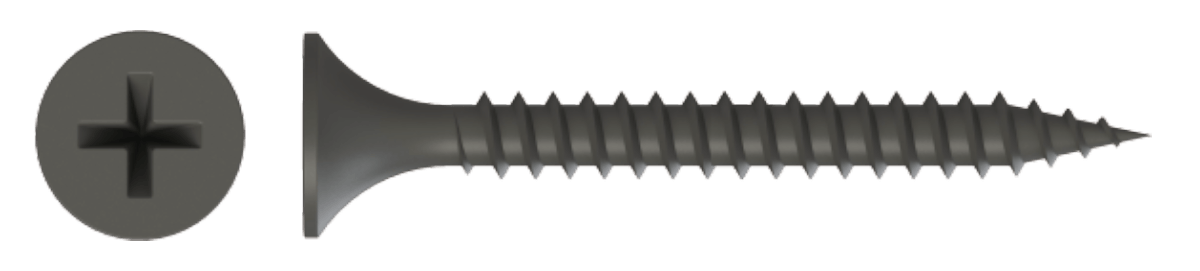collated screws 32mm black phosphate / fine thread