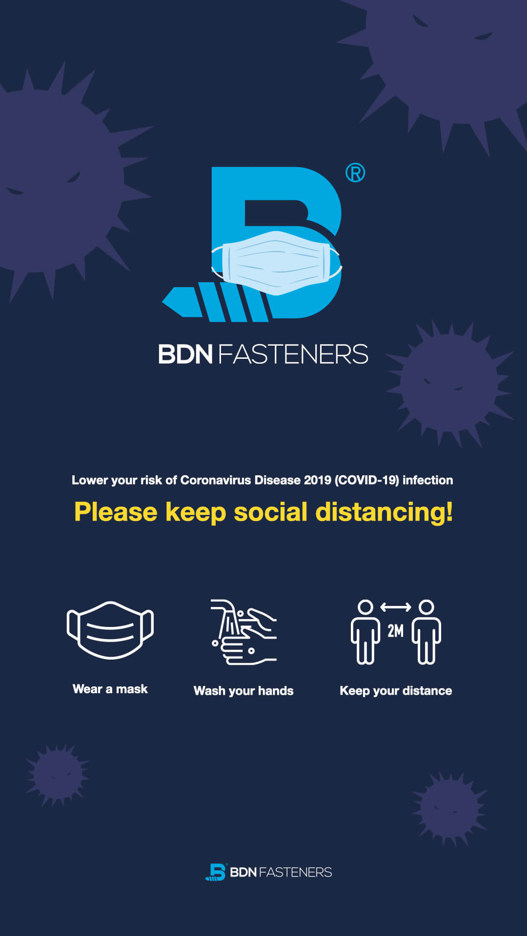 Lower your risk of Coronavirus Disease 2019 (COVID-19) infection.