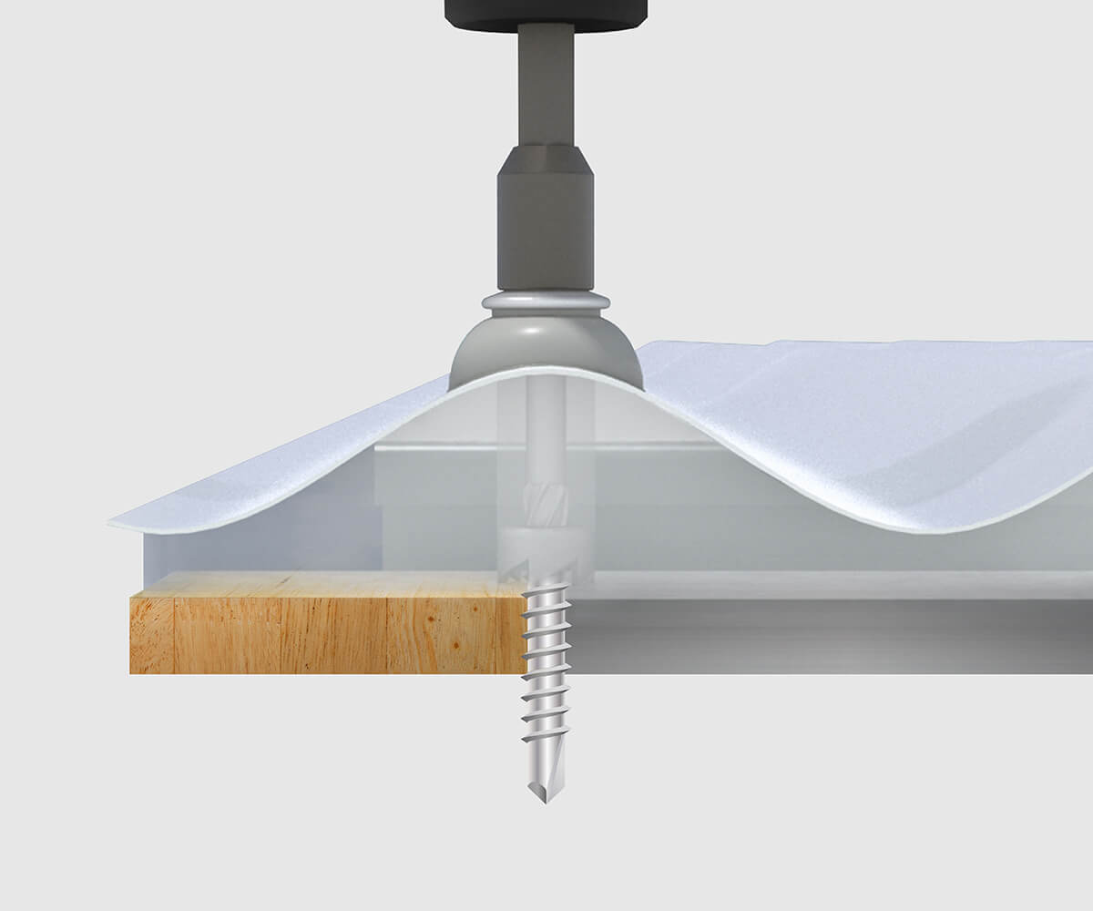 Polycarbonate Skylight Fasteners for Multi-Substrate Fixing