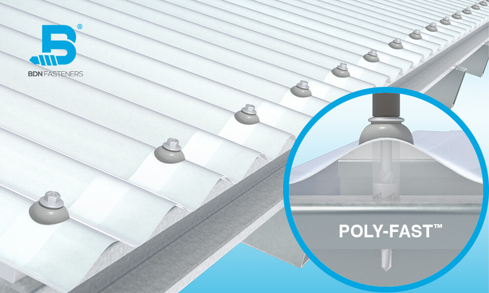 BDN POLY-FAST skylight Tek screw