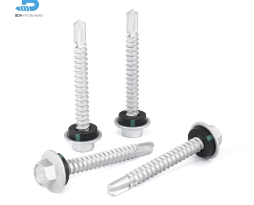 Self-Drilling Screws - Full Thread (12-14x45mm) Dual-Edge Drill Point