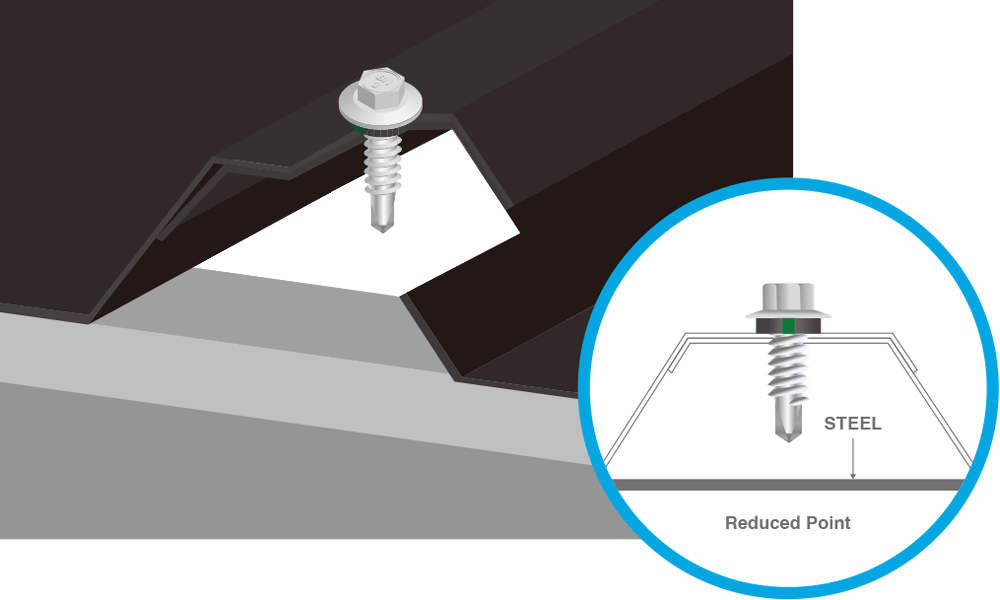 Self drilling for steel - Stitching Fasteners